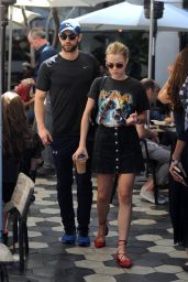 Rebecca Rittenhouse and Chace Crawford at Zinque Cafe in West Hollywood 3/8/ 2017