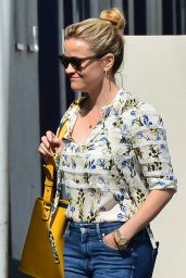Reese Witherspoon in Casual Attire - Shopping in Santa Monica 3/7/ 2017