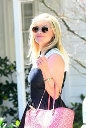Reese Witherspoon in Laced Dress - Los Angeles 3/14/ 2017