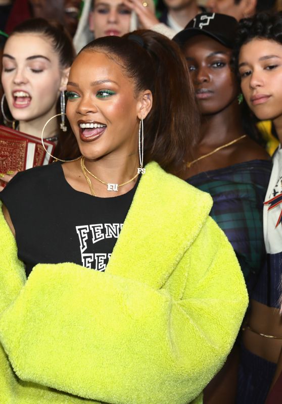 Rihanna at Fenty Puma Fashion Show in Paris 3/6/ 2017