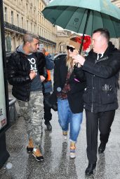 Rita Ora - Arrives at Gare du Nord Station in Paris 3/4/ 2017