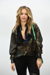 Rita Ora at the Chanel Fashion Show in Paris 3/7/ 2017
