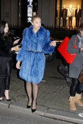 Rita Ora - Leaving LVMH Headquarter in Paris 3/2/ 2017