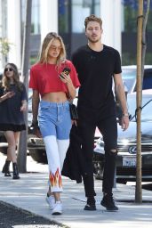 Romee Strijd and Boyfriend Laurens van Leeuwen - Shopping in West Hollywood 3/28/2017