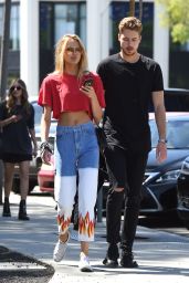 Romee Strijd and Boyfriend Laurens van Leeuwen - Shopping in West Hollywood 3/28/2017