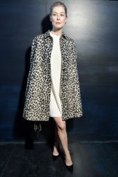 Rosamund Pike at Paris Fashion Week – Christian Dior Show 3/3/ 2017