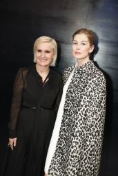 Rosamund Pike at Paris Fashion Week – Christian Dior Show 3/3/ 2017