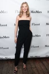 Rosamund Pike - Max Mara x Flaunt Dinner in Los Angeles 3/17/ 2017