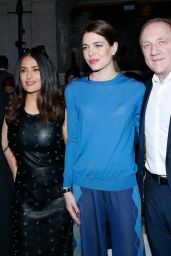 Salma Hayek - Stella McCartney Show at Paris Fashion Week 3/6/ 2017