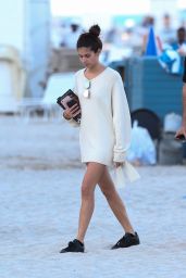 Sara Sampaio on the Beach in Miami 3/12/ 2017