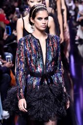 Sara Sampaio Walks Elie Saab Show at Paris Fashion Week 3/4/ 2017