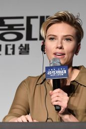Scarlett Johansson - Ghost In The Shell Press Conference in  Seoul, South Korea 3/17/ 2017
