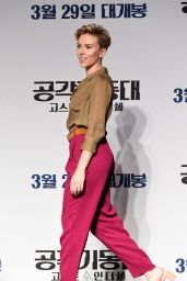 Scarlett Johansson - Ghost In The Shell Press Conference in  Seoul, South Korea 3/17/ 2017