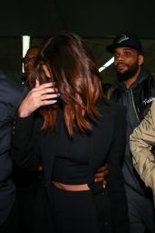 Selena Gomez and The Weeknd at Guarulhos Airport in Sao Paulo 3/25/ 2017