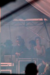 Selena Gomez - Cheers on Her Beau The Weeknd From the Sidelines of His Show in Sao Paulo 3/26/ 2017