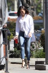 Selena Gomez in Casual Attire - Out for Lunch in Los Angeles 3/8/ 2017