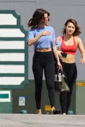Selena Gomez in Tights - Steps Out For Pilates With Friends, Los Angeles 3/14/ 2017