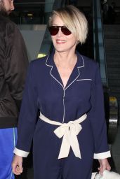 Sharon Stone - Arriving at Los Angeles Airport in Los Angeles 3/22/ 2017