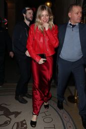 Sienna Miller Night Time Out Fashion - Paris 3/4/ 2017