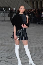 Sophie Turner Attends Louis Vuitton Show - Paris Fashion Week 3/7/ 2017