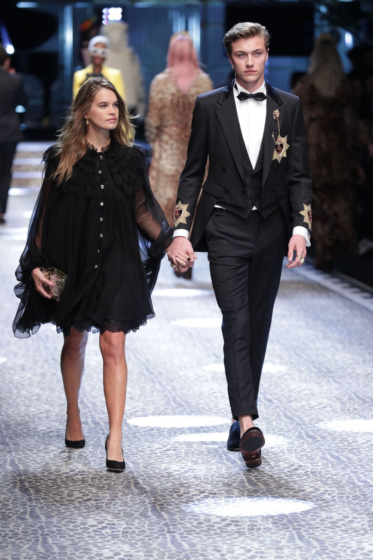 Stormi Bree – Dolce Gabbana Show Runway on Milan fashion Week, February ...