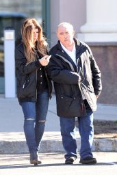 Teresa Giudice With Her Father in New Jersey 3/10/ 2017