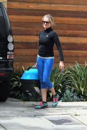 Teresa Palmer in Leggings - Out in Los Angeles 3/22/ 2017