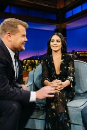 Vanessa Hudgens Appeared on The Late Late Show with James Corden in Los Angeles, March 2017