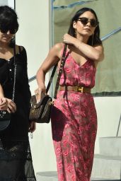 Vanessa Hudgens Casual Style - Out With a Friend in West Hollywood, California 3/12/ 2017