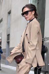 Victoria Beckham Spring Ideas - Leaving Her Hotel in Midtown, NYC 3/15/ 2017