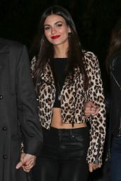 Victoria Justice - Heading to the Staples Center in Los Angeles for the Red Hot Chili Peppers Concert 3/7/ 2017