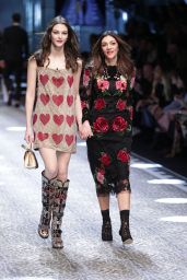 Vittoria Ceretti – Dolce Gabbana Show Runway on Milan fashion Week ...