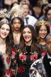 Vittoria Ceretti – Dolce Gabbana Show Runway on Milan fashion Week, February 2017