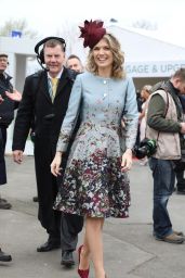  Charlotte Hawkins at Grand National Ladies Day at Aintree in Merseyside, England 4/7/2017