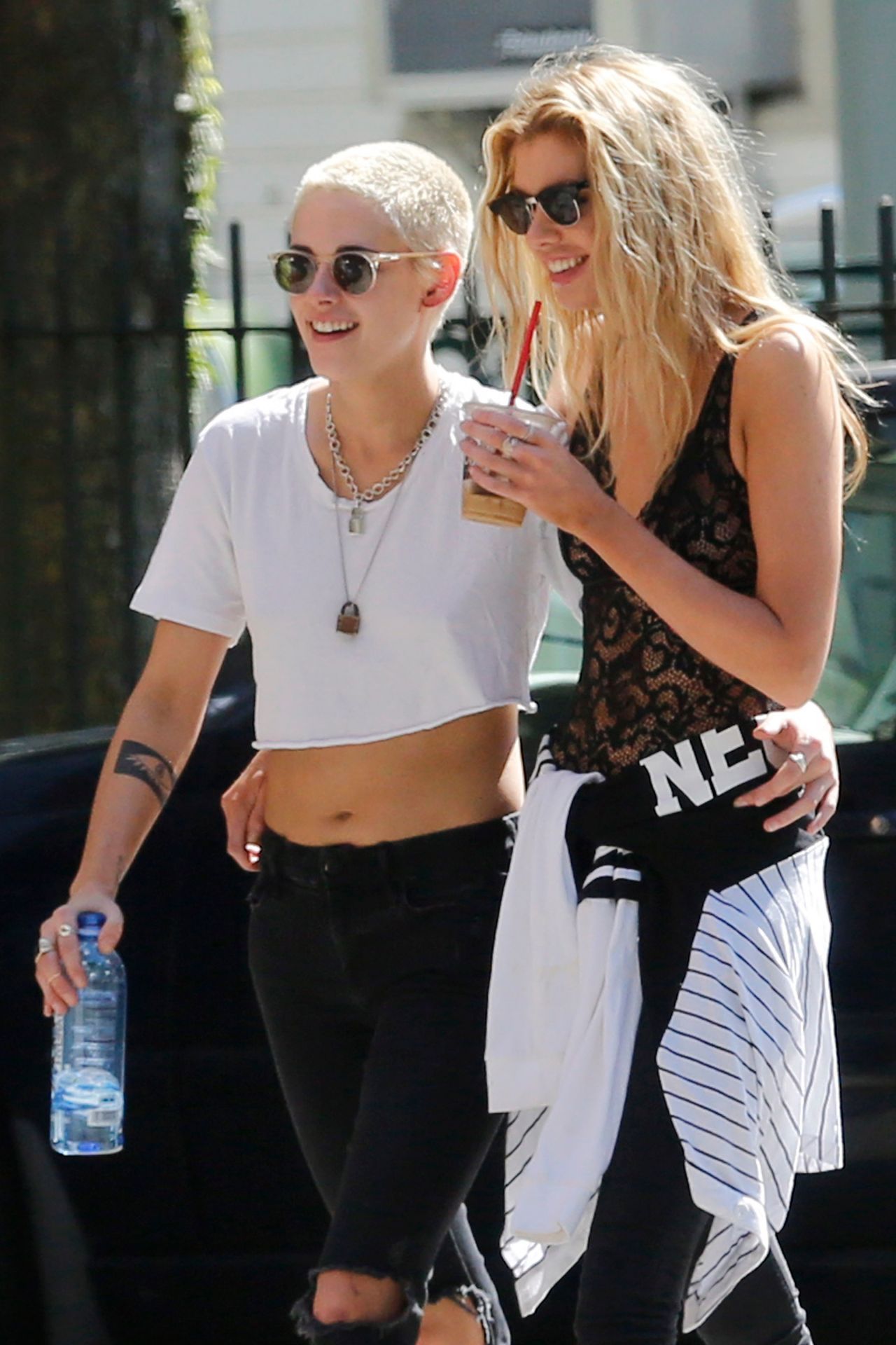 Stella Maxwell and Kristen Stewart - Out in New Orleans 4/20/2017