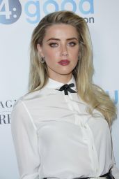 Amber Heard - unite4:humanity Gala in Los Angeles 4/7/2017
