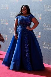 Amber Riley on Red Carpet – Olivier Awards 2017 in London