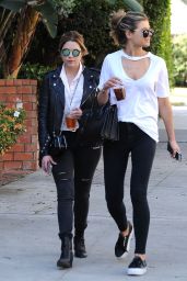 Ashley Benson Casual Style - Out With a Friend in LA 3/31/2017