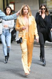 Ashley Benson Chic Style - Leaving an Office Building in NYC 4/17/2017