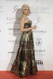 Ashley James on Red Carpet - Global Gift Gala in Madrid, April 2017