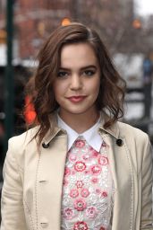 Bailee Madison - Arrives to Aol Build Series in NYC 4/4/2017