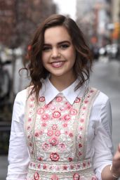 Bailee Madison - Arrives to Aol Build Series in NYC 4/4/2017