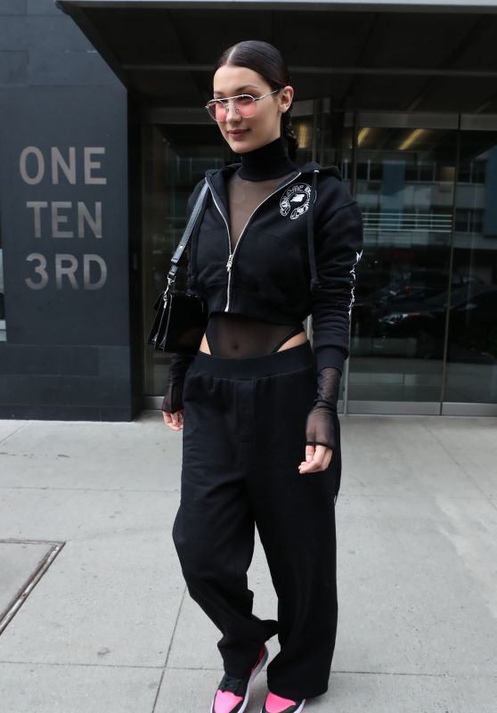 Bella Hadid Urban Style - Out in NYC 4/7/2017