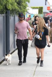 Billie Lourd and Taylor Lautner - Out in Venice 4/17/2017