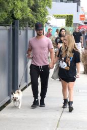 Billie Lourd and Taylor Lautner - Out in Venice 4/17/2017