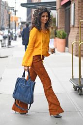 Camila Alves is Stylish - New York City 4/4/2017