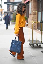 Camila Alves is Stylish - New York City 4/4/2017
