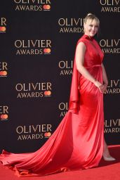 Camilla Kerslake on Red Carpet – Olivier Awards 2017 in London