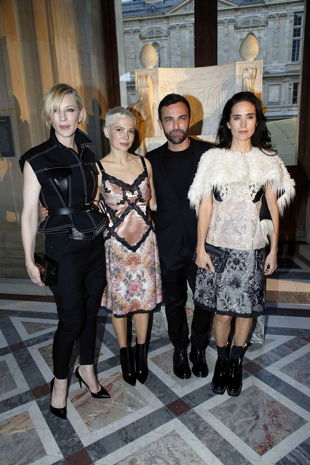 Cate Blanchett at Louis Vuitton Dinner Party, Louvre in Paris 4/11/2017