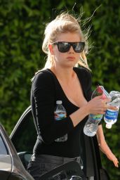 Charlotte McKinney Getting Some Gas in Los Angeles, CA 4/6/2017